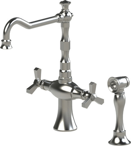 Rubinet 8CHX DUAL HANDLE KITCHEN SET WITH HAND SPRAY