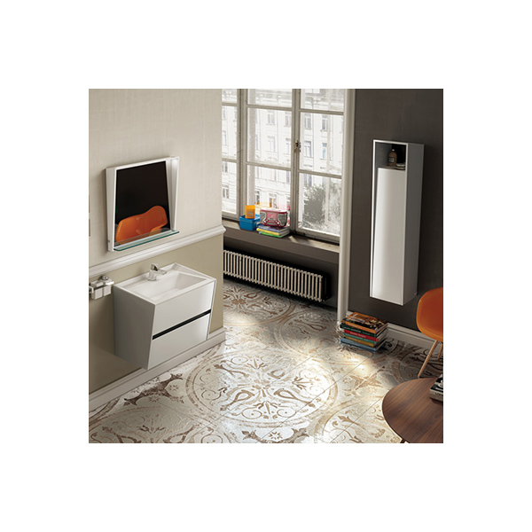 SONIA SCALENE 28" (70CM) WALL HUNG VANITY WITH SOLID SURFACE COUNTER TOP