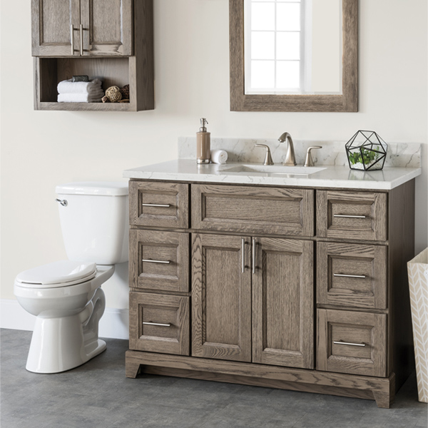 ROCK SOLID 42"/48"/54"/60" X 22" VANITY WITH GRANITE/QUARTZ COUNTER TOP - Image 5