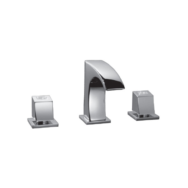 AQUADESIGN MAIER SKIP DIAMOND – 59.075 WIDESPREAD LAVATORY FAUCET WITH CRYSTAL
