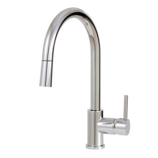 AQUABRASS STUDIO - 3345N PULL-DOWN SINGLE STREAM KITCHEN FAUCET