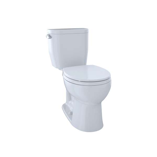 Toto ENTRADA- CST243EF 2PC Toilet 1.28 GPF Round Bowl Universal Height