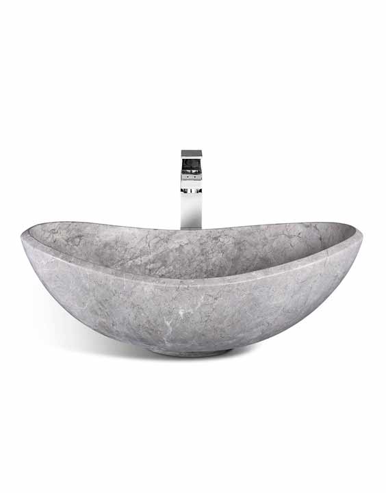 Unik Stone LMS-010 - 22" Ice marble sink - Image 2