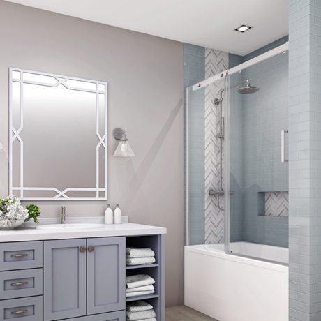 ZITTA VAGUE - IN-LINE/ALCOVE BATHTUB ROLLING DOOR
