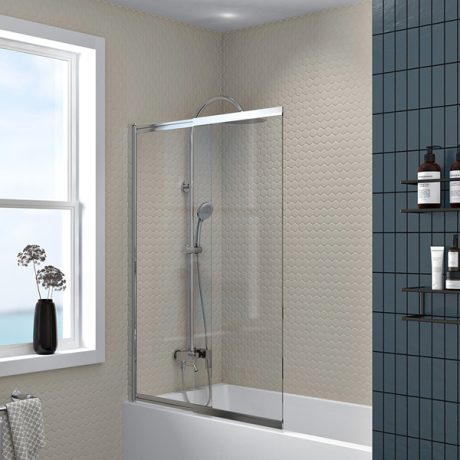 ZITTA VERDI - ALCOVE PIVOTING & SLIDING BATHTUB SCREEN