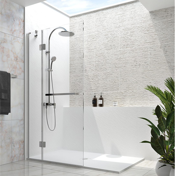 ZITTA VETRA - ALCOVE/CORNER HINGED SHOWER SCREEN