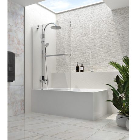 ZITTA VISTA - ALCOVE PIVOTING BATHTUB SCREEN