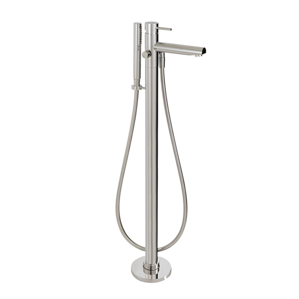 AQUABRASS VOLARE - 61N84 FLOOR MOUNT TUBFILLER WITH HAND SHOWER