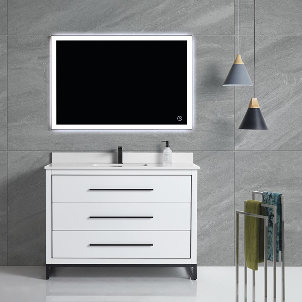 BAGNO ITALIA WINDSOR 30″/36″/48″ X 22″ VANITY WITH QUARTZ COUNTERTOP