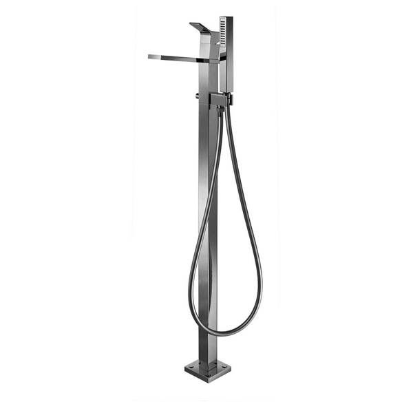 PALAZZANI YOUNG - 071156-10 FLOOR MOUNTED TUBFILLER WITH HAND SHOWER