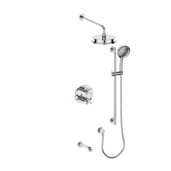 VOGT ZEHN - SET.ZX.320.310.XX 3- WAY THERMOSTATIC SHOWER SYSTEM
